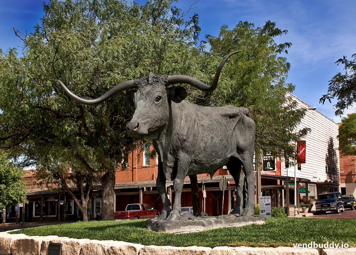 Downtown Dodge City, KS, the core of the local vending market covered in this guide
