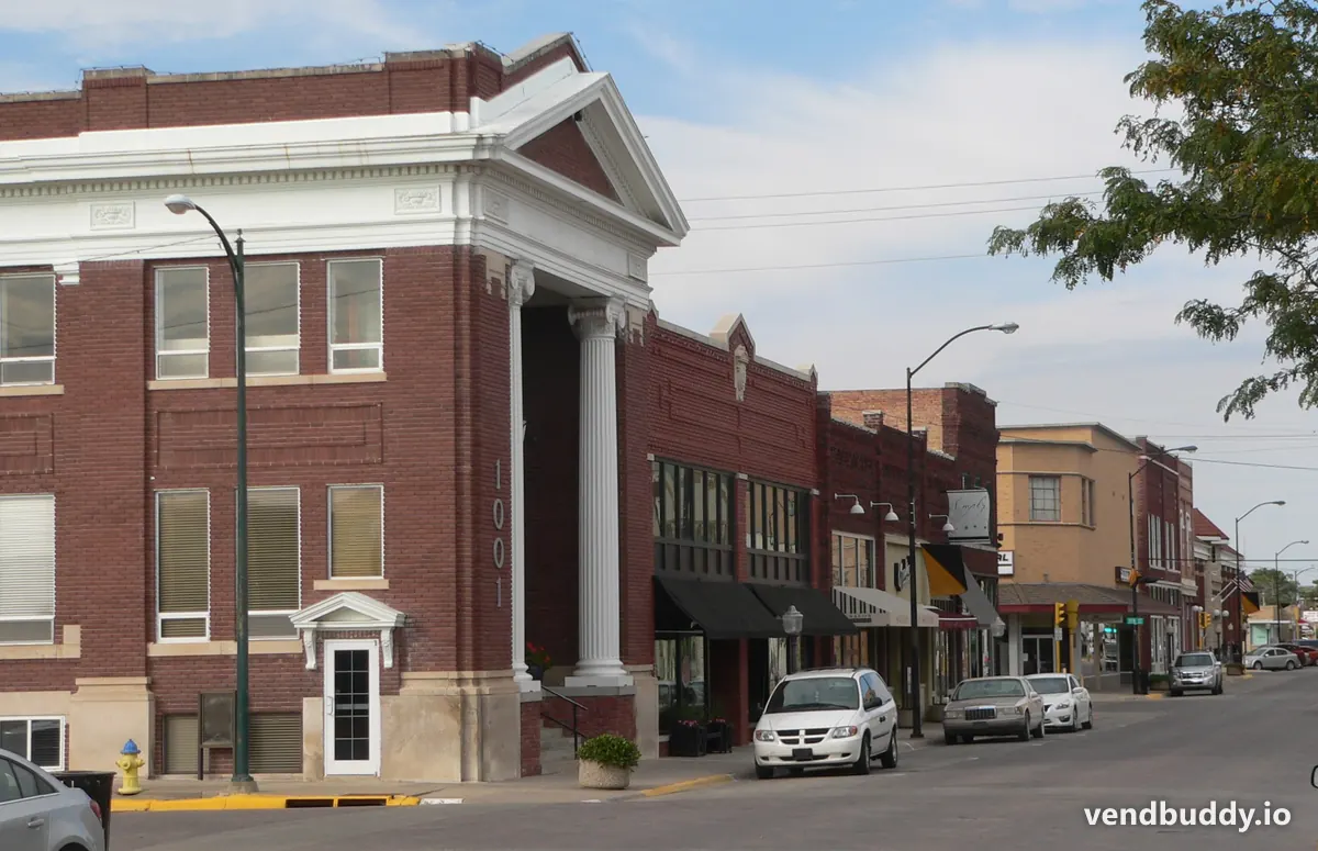 Downtown Hays, KS, the core of the local vending market covered in this guide