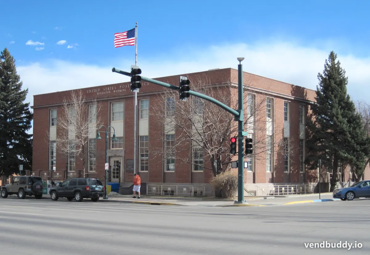 Downtown Riverton, WY, the core of the local vending market covered in this guide