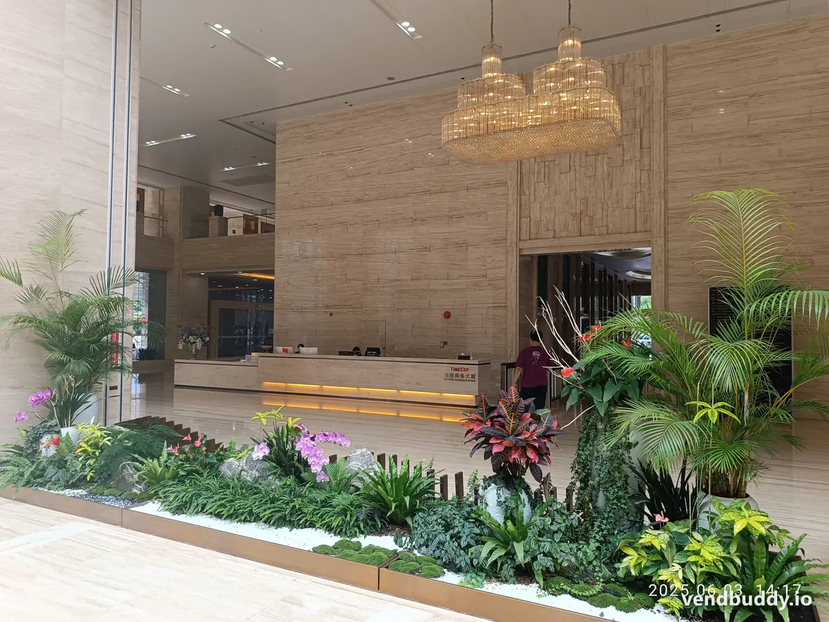 An office building, a weekday vending location for employees