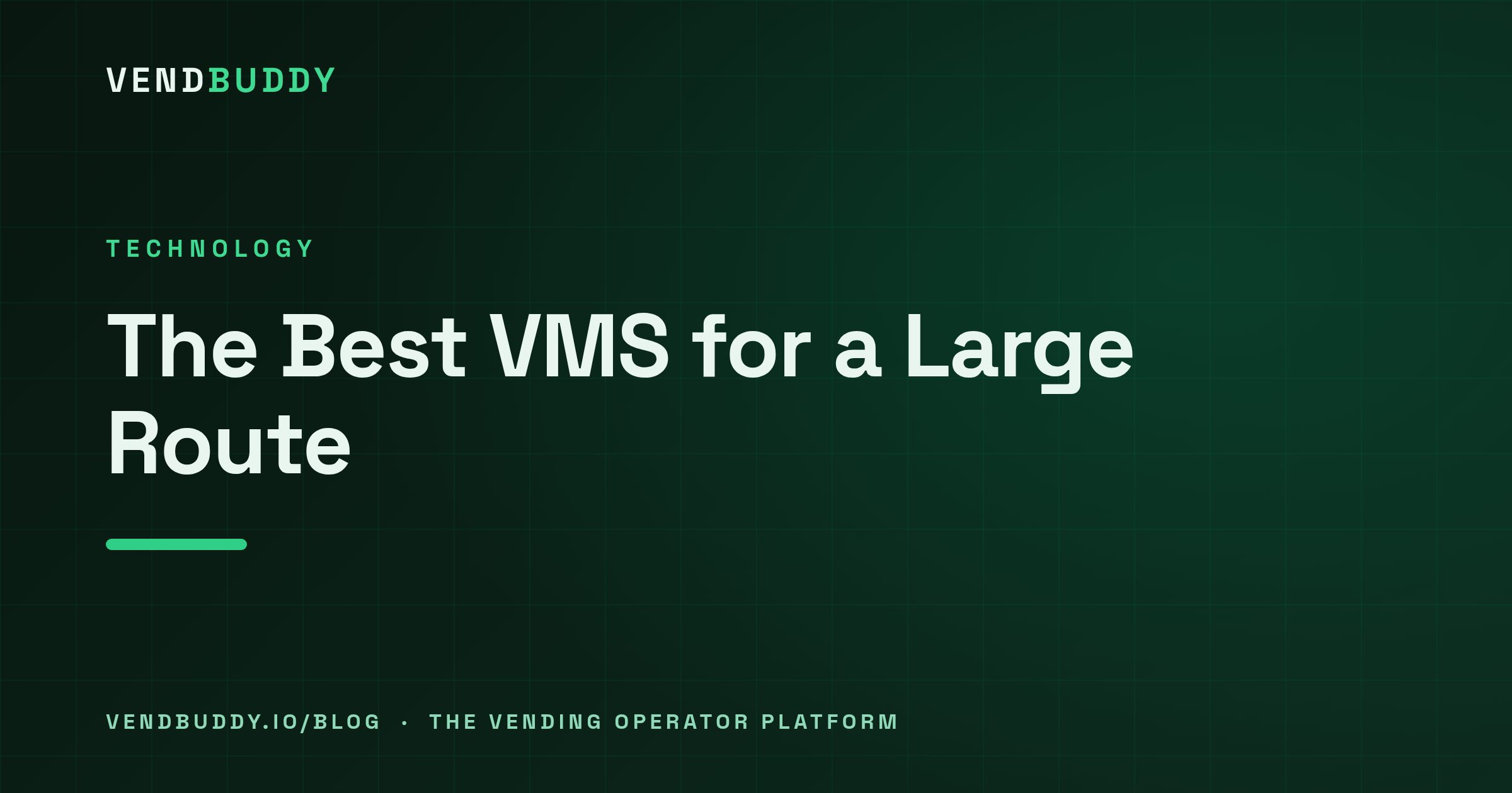 VendBuddy guide cover card: Best Vending Management Software for Large Routes (2026)