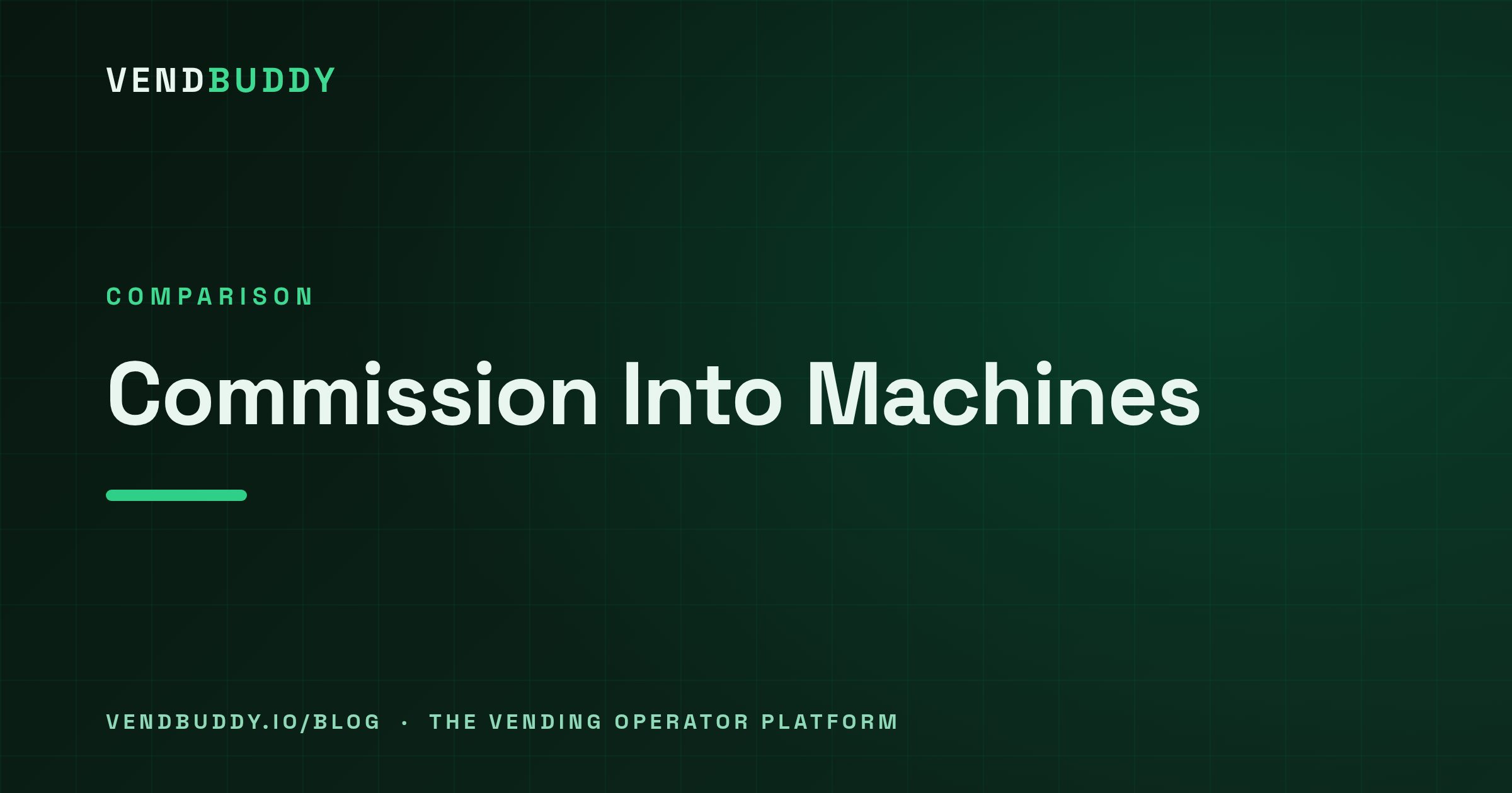 VendBuddy guide cover card: Turning Sales Commission Into Machines You Own: The Active-to-Passive Stack