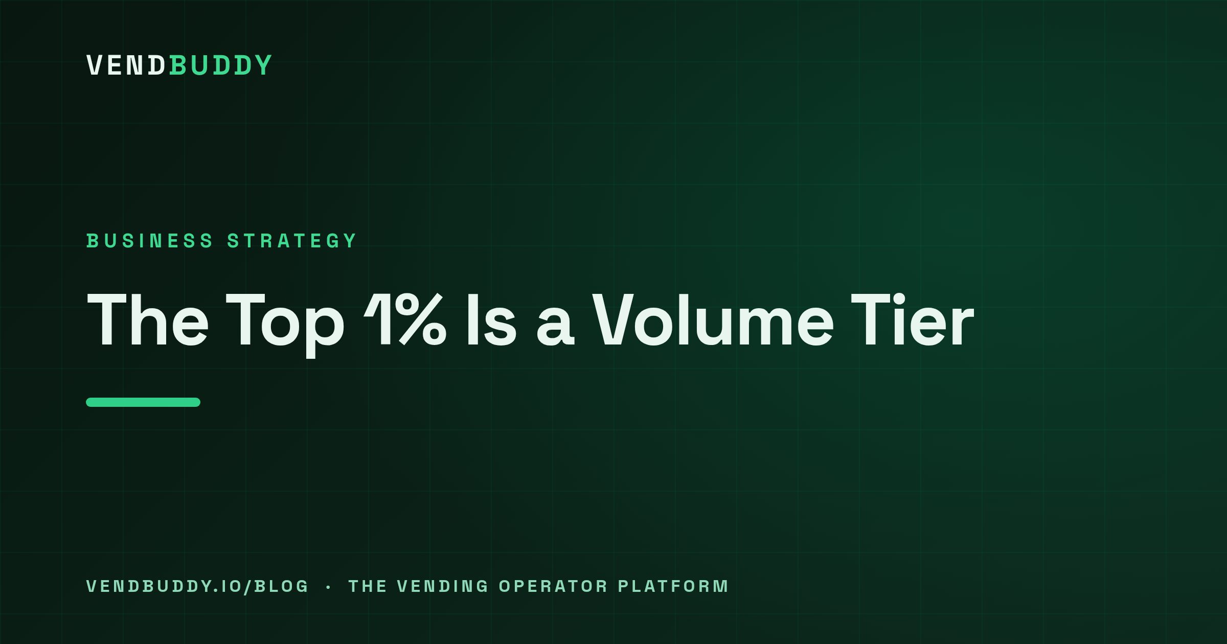VendBuddy guide cover card: The Top 1% of Entrepreneurs Are Not More Talented. They Are Still Knocking.